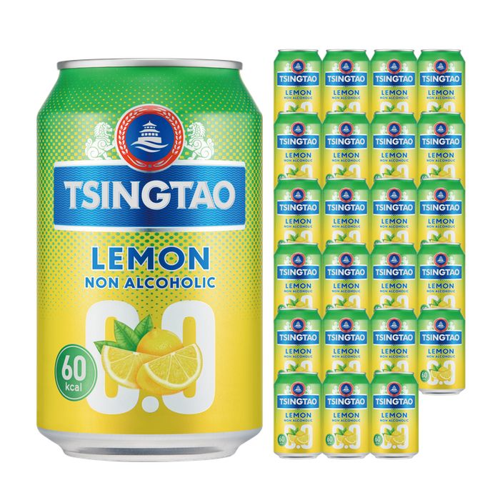 칭따오 논알콜릭 레몬 330ml, 24캔
